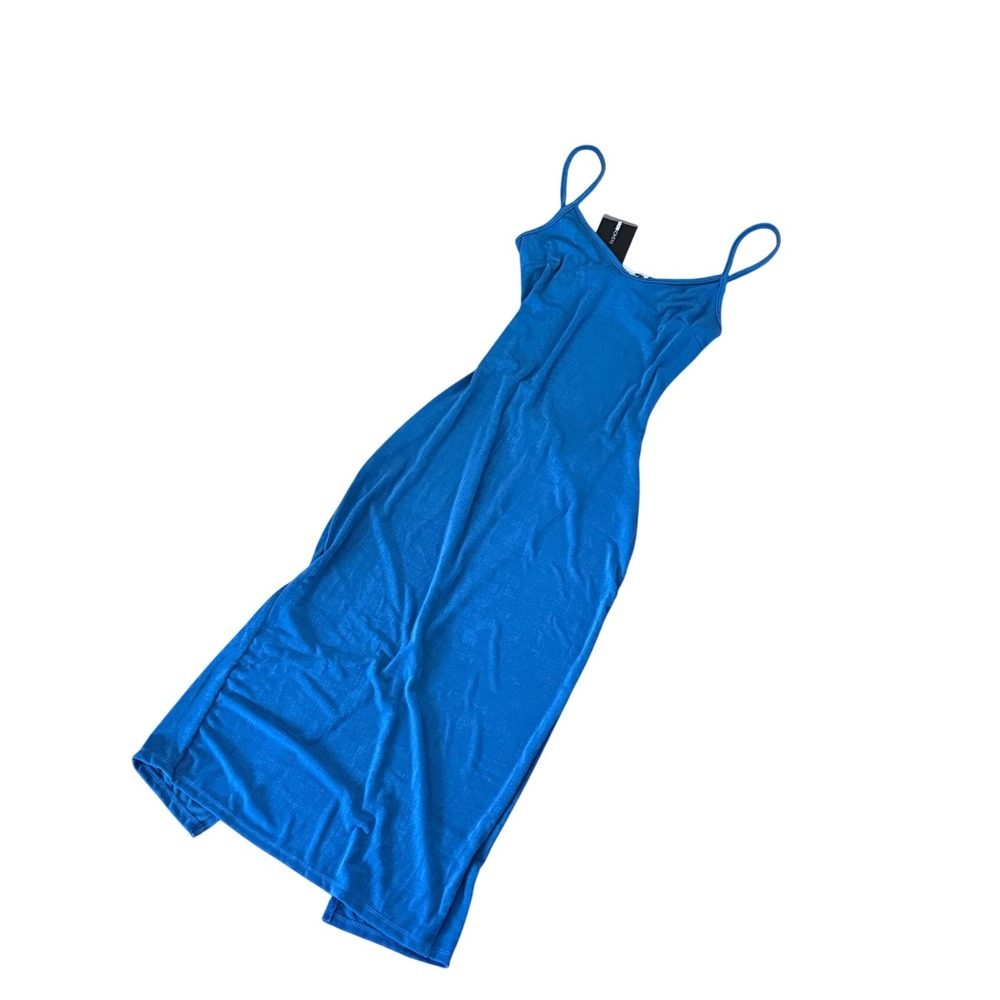 NWT Sexy going out Fashion Nova Add Some Spice Midi Dress Cutout Back